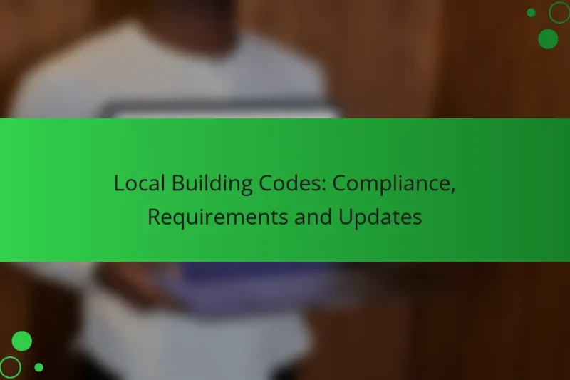 Local Building Codes: Compliance, Requirements and Updates